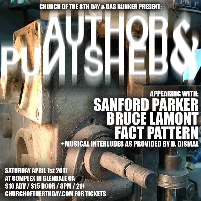 Author & Punisher, Bruce Lamont, Sanford Parker, and Fact Pattern at Complex, Glendale, CA